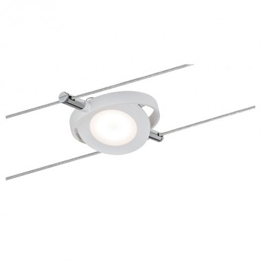 Купить Светильник Paulmann Spot RoundMac LED для тросовой системы 1х4W 200lm 2700-6500К 12V матовый белый