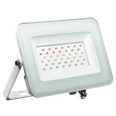 Прожектор светодиодный JazzWay PFL-30W RGB WH IP65 белый 235x187x28mm