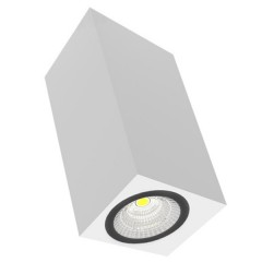 Светодиодный светильник"ВАРТОН" настенный WL-Cube IP54 10W 3000K угол 60 градусов 80х150х65mm белый