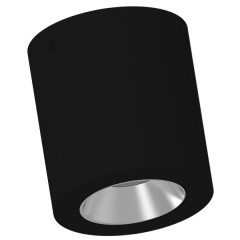 Светильник LED "ВАРТОН" DL-02 Tube накладной 220*150 55W 4000K 35° RAL9005 черный матовый