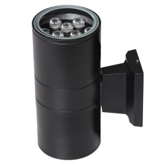 Светильник светодиодный фасадный PWL-245110/24D 2x12W 6500K BL 230V Jazzway