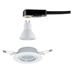 Светильник встраиваемый Paulmann Base 1x5W 51mm GU10 Матовый белый
