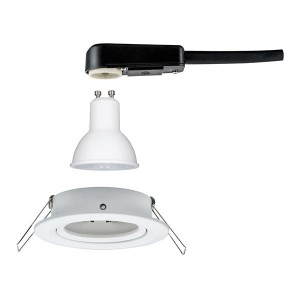 Обзор Светильник встраиваемый Paulmann Nova LED 1x6,5 GU10 Белый