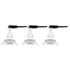 Светильник встраиваемый Paulmann комплект Nova LED 3x6,5 GU10 Белый