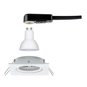 Светильник встраиваемый Paulmann Nova LED 1x6.5W GU10 Матовый белый