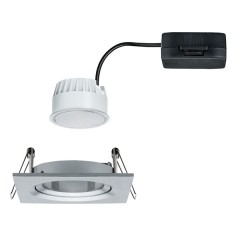 Светильник встраиваемый Paulmann Nova Coin LED 1x6,5W Матовый алюминий