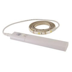 Умная подсветка SMD2835-30LED/m-IP20-5В-2,4Вт-3000К (1м), датчик движ., 4хААА TDM