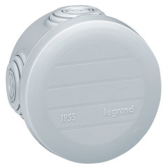 Коробка круглая для открытой проводки Legrand Plexo IP55 D60/40мм