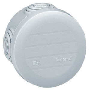 Купить Коробка круглая для открытой проводки Legrand Plexo IP55 D60/40мм