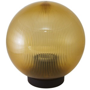 Светильник НТУ 02-100-304 шар золотой с огранкой d300 мм TDM