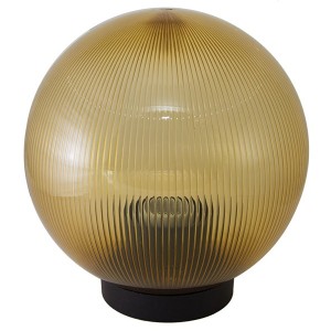 Светильник НТУ 02-100-354 шар золотой с огранкой d350 мм TDM