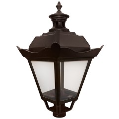 Светильник НТУ 05-100-711 Ретро IP54 (прозрачный ПММА, Е27) TDM