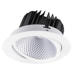 Светодиодный светильник downlight AL252 6W 4000K 540Lm 35° поворотный белый