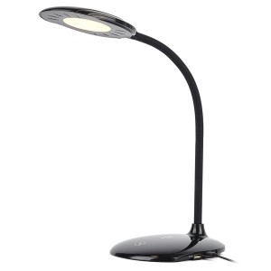 Купить Светильник светодиодный настольный ЭРА NLED-457-6W-BK 3 цвета, черный, USB для зарядки устройств