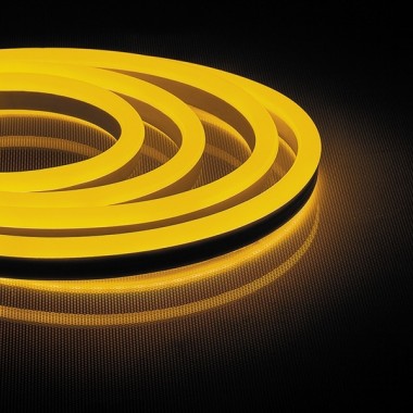 Отзывы Cветодиодная неоновая LED лента Feron LS720 120SMD(2835)/м 9,6W/м желтый 220V IP67 длина 50м
