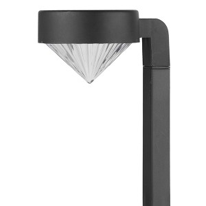 Обзор Садовый светильник ЭРА SL-PL42-DMD на солнечной батарее, пластик, черный, 42см