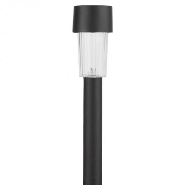 Обзор Садовый светильник ЭРА SL-PL30 на солнечной батарее, пластик, черный, 30см