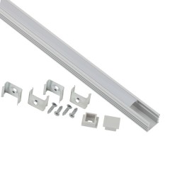 Профиль для светодиодной ленты ЭРА CAB262 16х6мм, 2м комплект, накладной (1506) 5056183797539