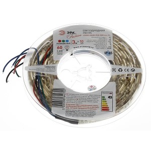 Светодиодная лента ЭРА LS5050-60LED-IP65-RGB-eco-3m 14,4W/m 12V 5055398642702