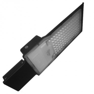 Обзор Консольный светодиодный светильник FL-LED Street-01 100W 6500K 10410Lm 230V черный 450x160x65mm