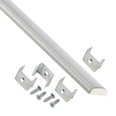 Профиль гибкий для светодиодной ленты ЭРА CAB291 15х6,5мм, 2м комплект накладной (1506G) 567893