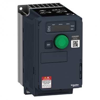 Обзор Преобразователь частоты Schneider Electric Altivar ATV320 компактный 0.37 КВТ 240В 1Ф
