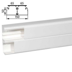 Кабель-канал Legrand DLP 150x50 с двумя крышками 65мм и несущей перегородкой (кабельный короб)