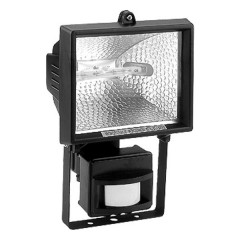 Прожектор галогенный с датчиком движения FL-H 500S 500W R7s IP54 черный