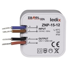 Блок питания LED 12V DC 15W в монтажную коробку