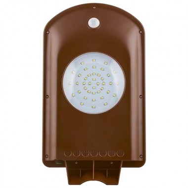 Купить Консольный светодиодный светильник SP2331 2W 6400K IP65 серый на солн. батарее с датчиком движения