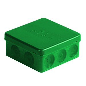 Купить Коробка распределительная ABB AP9V 86х86х40 IP55, зеленая [уп. 50шт]