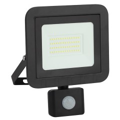 Прожектор светодиодный ЭРА LPR-041-2-65K-050 50W 4000Lm 6500K датчик движ регулируемый 160x184x45mm
