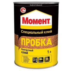 Специальный клей МОМЕНТ ПРОБКА 1л 805035 / 4600611219011