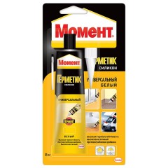 Герметик МОМЕНТ универсальный белый 85мл 606036 / 4600611213873