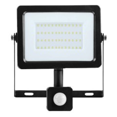 Прожектор светодиодный с датчиком FL-LED Light-PAD SENSOR 100W 4200К 8500Lm AC230V (610041)