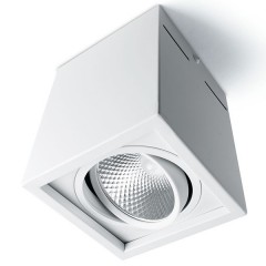 Накладной светодиодный светильник AL522 15W 4000K 1350Lm 35° белый, поворотный