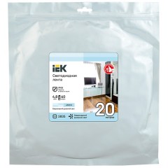 Лента LED 20м LSR-2835W60-4,8-IP65-12В IEK холодный белый