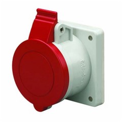 Розетка панельная с наклоном скрытой установки DKC Quadro IP44 32A 3P+E+N 400V