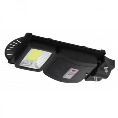 Купить Консольный светильник SMD 20W 400lm 5000К IP65 ПДУ на солн. батарее с датчиком движения 003424