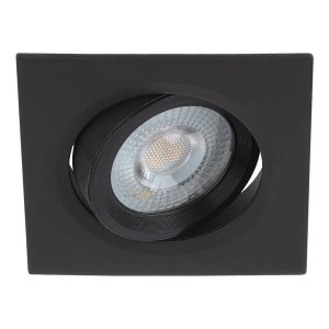 Светодиодный светильник ЭРА KL LED 21A-5 4K BK SMD 5W 4000K квадратный поворотный черный 796662