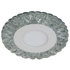 Светильник ЭРА DK LED 16 SL/WH круглый LED "белая подсветка" 3+3W прозрачный/белый 5056183763763