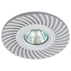Встраиваемый светильник ЭРА DK LD32 WH декор c LED подсветкой MR16 220V max 11W белый 5056183763626