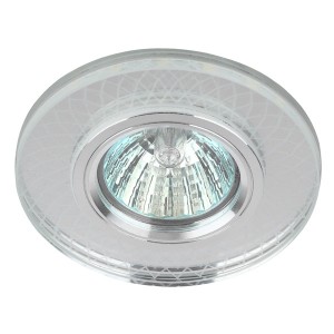 Купить Встраиваемый светильник ЭРА DK LD43 SL 3D декор c LED подсветкой MR16 зеркальный 5056183763855