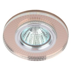Встраиваемый светильник ЭРА DK LD44 TEA 3D декор c LED подсветкой MR16 чай 5056183763862