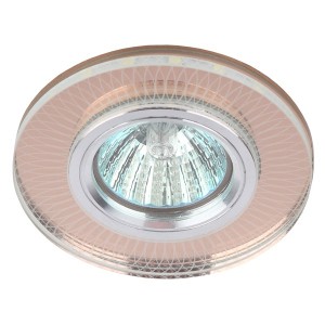 Отзывы Встраиваемый светильник ЭРА DK LD44 TEA 3D декор c LED подсветкой MR16 чай 5056183763862