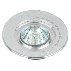 Встраиваемый светильник ЭРА DK LD45 SL декор cо LED подсветкой MR16 зеркальный 5056183763886