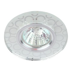 Встраиваемый светильник ЭРА DK LD46 SL декор c LED подсветкой MR16 зеркальный 5056183763893