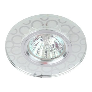 Купить Встраиваемый светильник ЭРА DK LD46 SL декор c LED подсветкой MR16 зеркальный 5056183763893