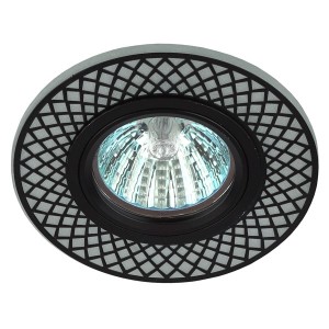 Отзывы Встраиваемый светильник ЭРА DK LD42 WH/BK декор c LED подсветкой MR16 белый/черный 5056183764005