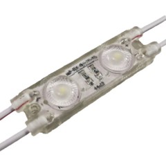 Светодиодный модуль 2835 0,72W 12V Зеленый 37Lm 165° IP66 180mm серия НЕ PRISM P-2